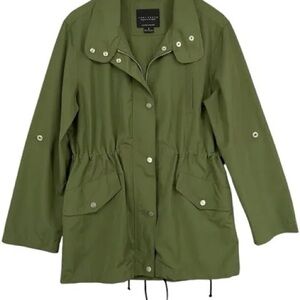 Sanctuary Lightweight Olive Anorak Jacket
